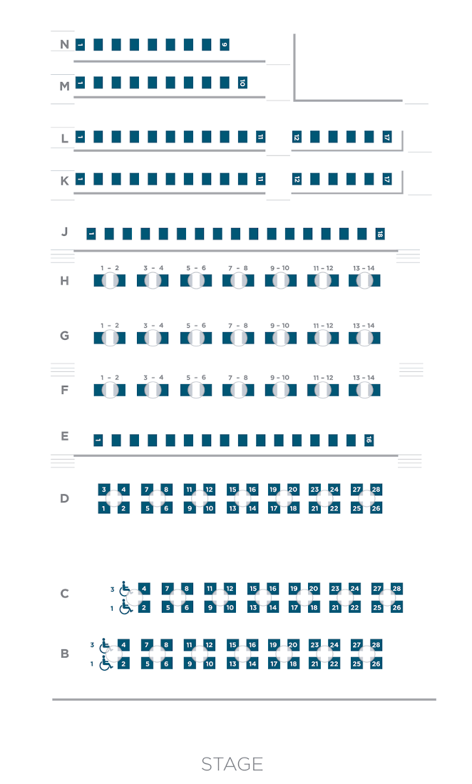 Garner Galleria Theatre Seating Chart