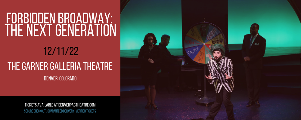 Forbidden Broadway: The Next Generation at Garner Galleria Theatre tickets Forbidden Broadway: The Next Generation at Garner Galleria Theatre