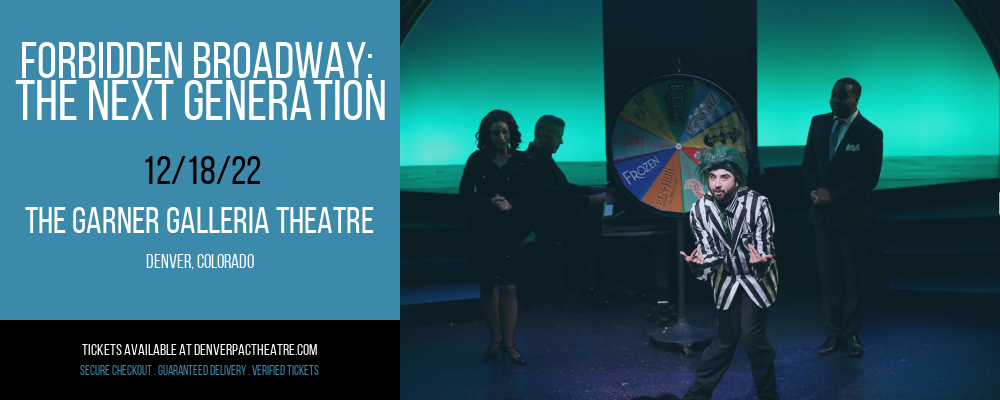 Forbidden Broadway: The Next Generation at Garner Galleria Theatre tickets Forbidden Broadway: The Next Generation at Garner Galleria Theatre