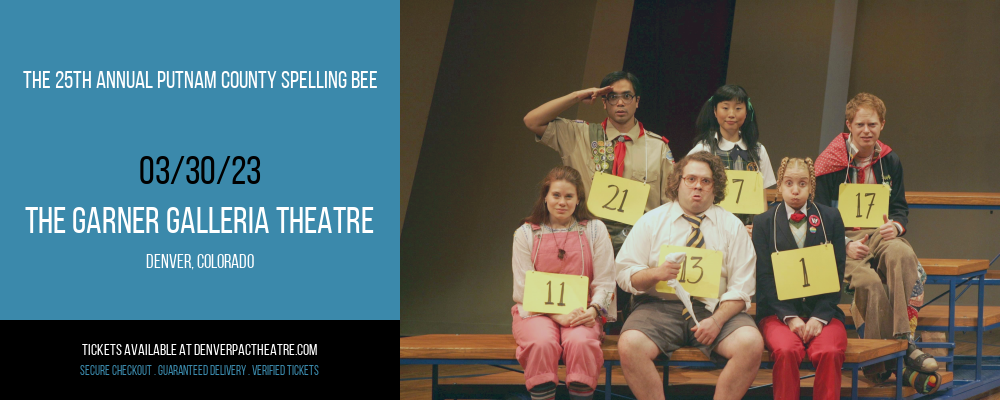 The 25th Annual Putnam County Spelling Bee at Garner Galleria Theatre tickets The 25th Annual Putnam County Spelling Bee at Garner Galleria Theatre