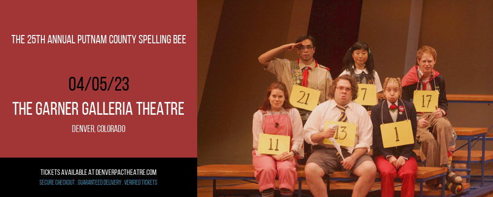The 25th Annual Putnam County Spelling Bee at Garner Galleria Theatre tickets The 25th Annual Putnam County Spelling Bee at Garner Galleria Theatre